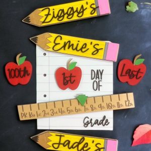 Personalized Interchangeable Back-to-School Sign Express Yourself, Welcome Students