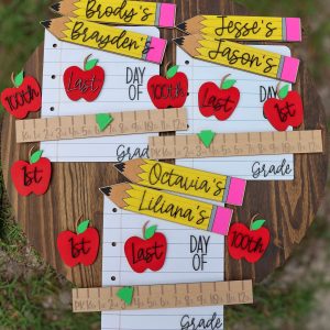 Personalized Interchangeable Back-to-School Sign Express Yourself, Welcome Students