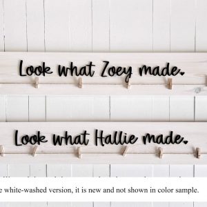 Personalized Kids Artwork Display Board Showcase Your Little Picasso’s Creations