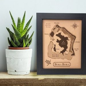 Personalized Leather Anniversary Item Capture Your Honeymoon Memories with Our Custom Map Keepsake