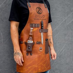 Personalized Leather Apron Your Culinary Companion for Grilling, Cooking, and Crafting
