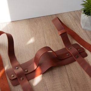 Personalized Leather Blanket Carrier Elevate Your Outdoor Adventures