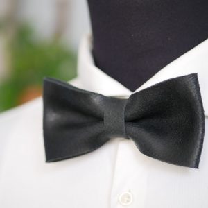 Personalized Leather Bow Tie A Timeless Item for the Distinguished Gentleman