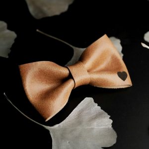 Personalized Leather Bow Tie A Timeless Item for the Distinguished Gentleman