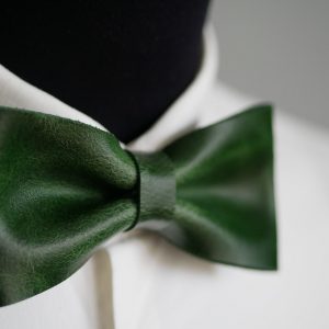Personalized Leather Bow Tie A Timeless Item for the Distinguished Gentleman