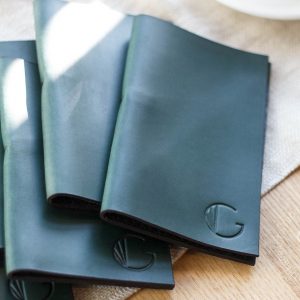 Personalized Leather Check Presenter Elevate Your Dining Experience