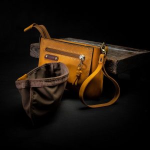 Personalized Leather Clutch The Perfect Travel Companion for Makeup and Essentials