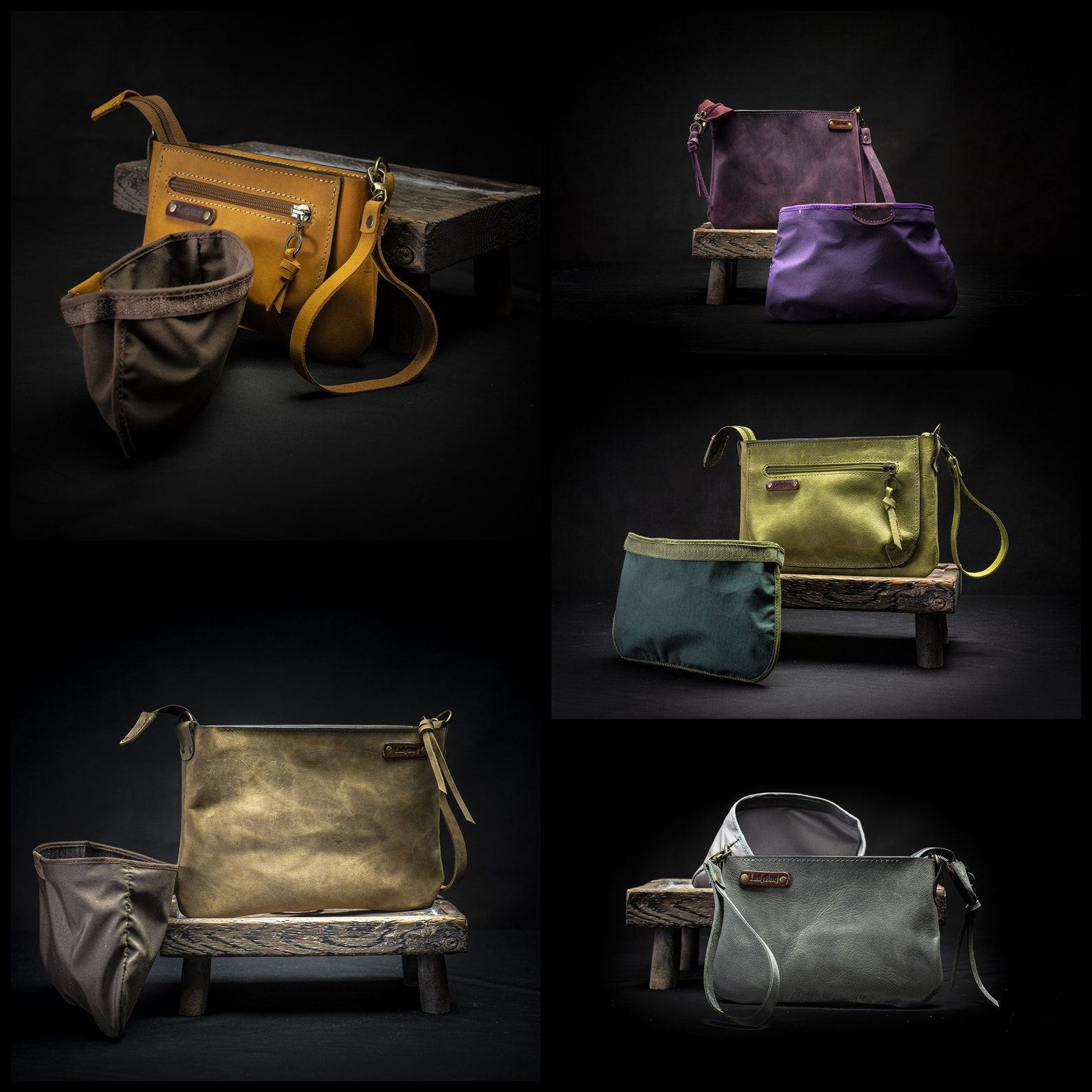 Personalized Leather Clutch The Perfect Travel Companion for Makeup and Essentials