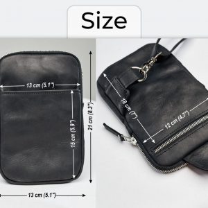 Personalized Leather Crossbody Bag The Perfect Accessory for the Modern Man