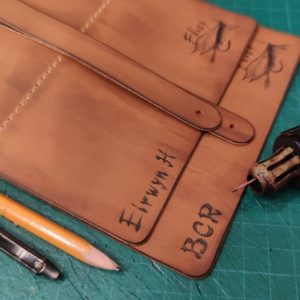 Personalized Leather Fly Fishing Wallet The Ultimate Companion for Anglers