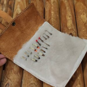 Personalized Leather Fly Fishing Wallet The Ultimate Companion for Anglers