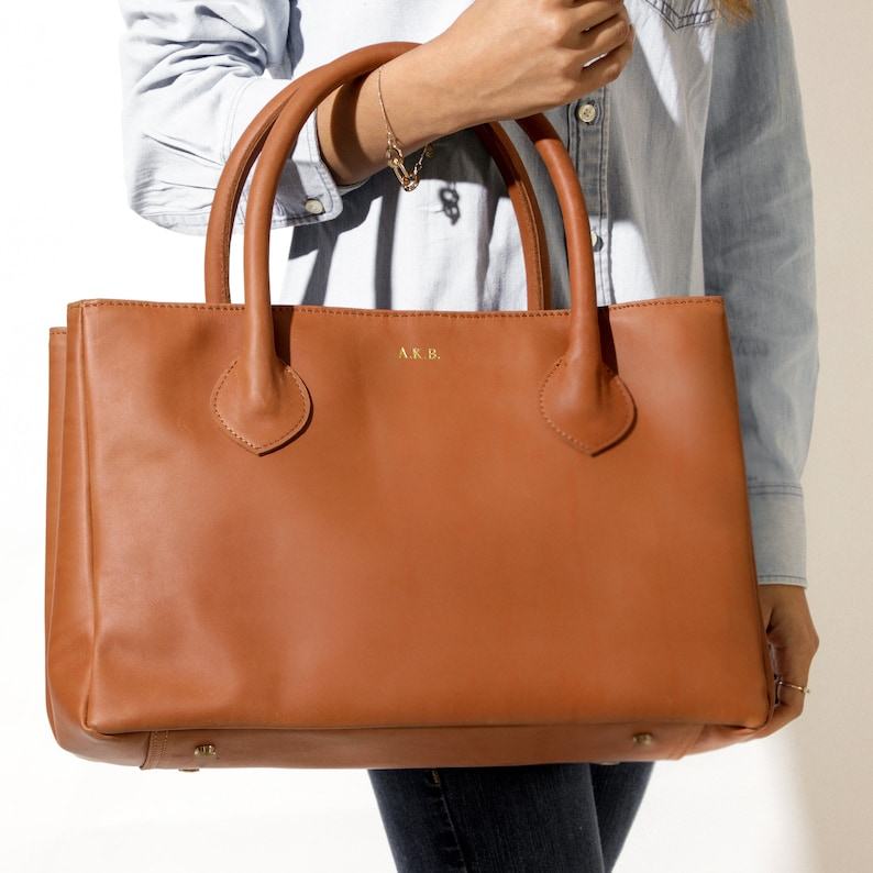 Personalized Leather Handbag The Interesting  Christmas Item for Her