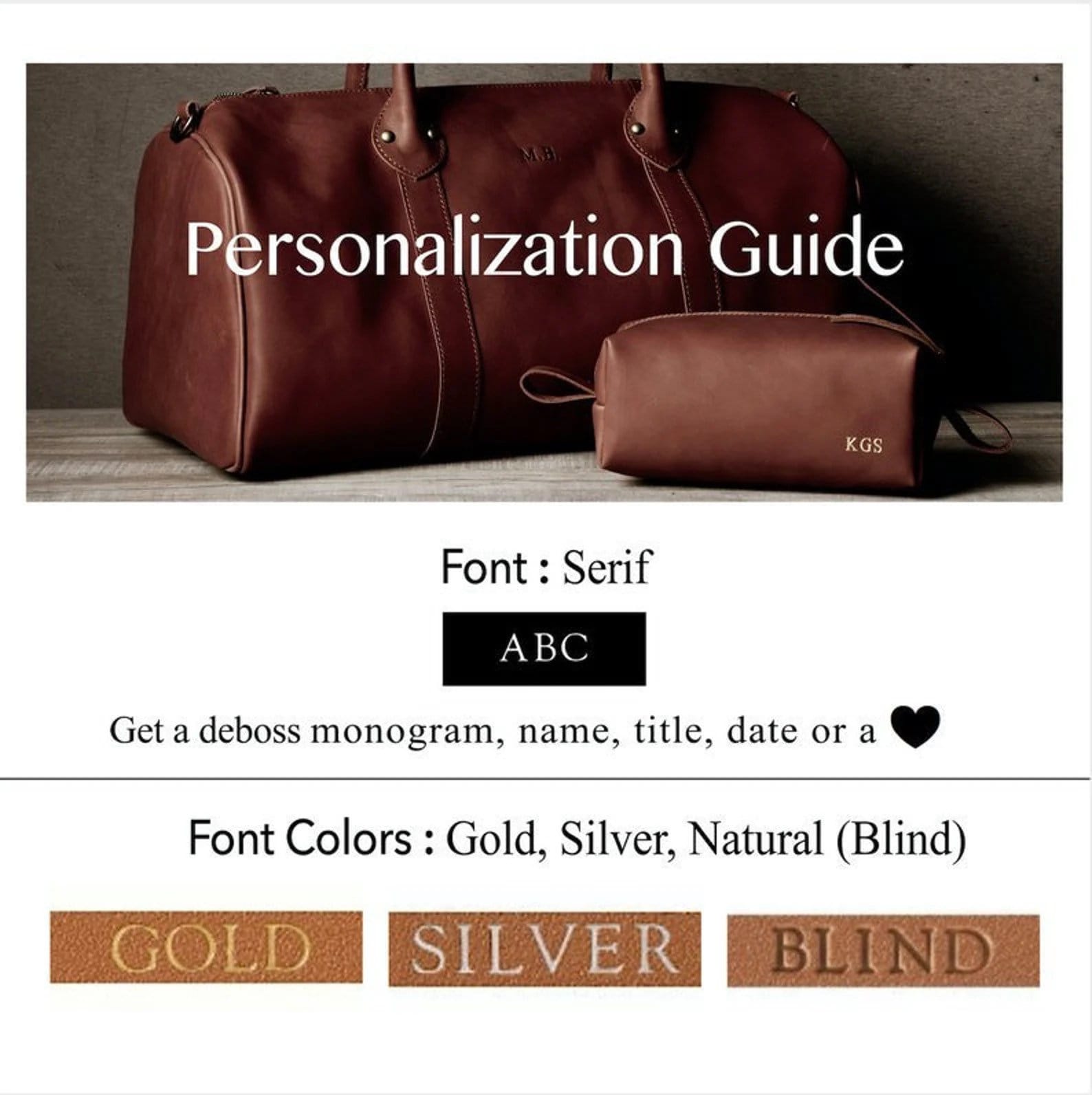 Personalized Leather Handbag The Interesting  Christmas Item for Her