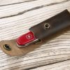 Personalized Leather Knife Sheath for Swiss Army Multitool Protect Your Essential Tool in Style