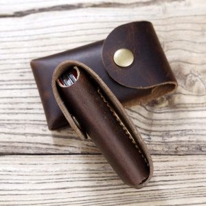 Personalized Leather Knife Sheath for Swiss Army Multitool Protect Your Essential Tool in Style