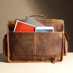 Personalized Leather Messenger Bag The Interesting  Item for Men