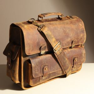 Personalized Leather Messenger Bag The Interesting  Item for Men