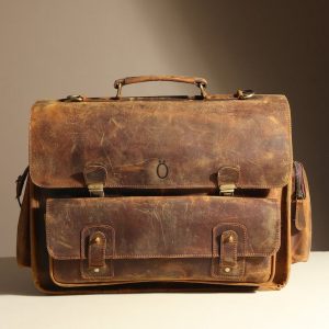 Personalized Leather Messenger Bag The Interesting  Item for Men