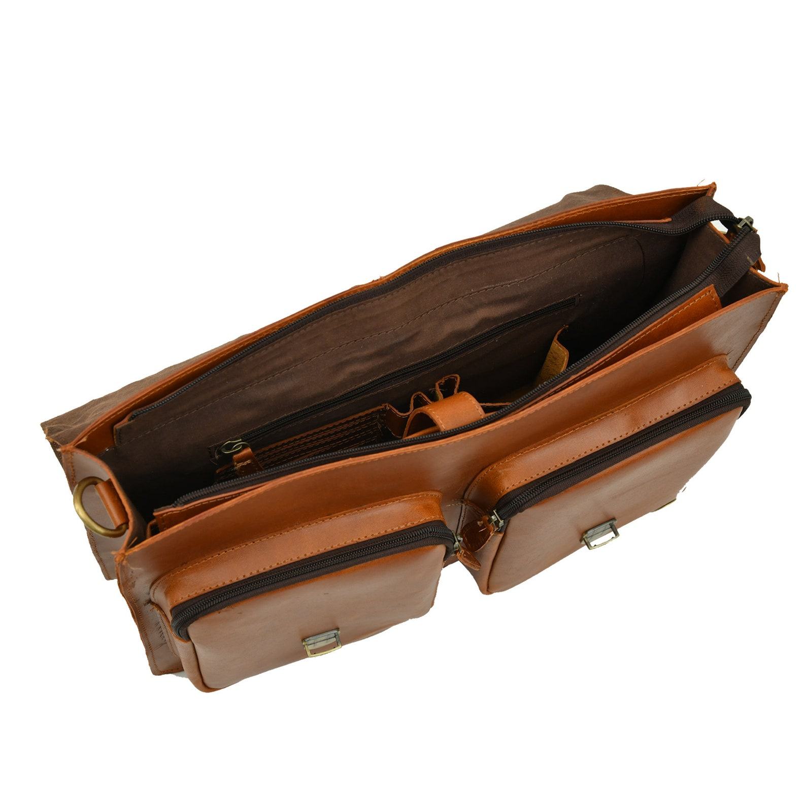 Personalized Leather Messenger Bag The Interesting  Item for the Modern Man