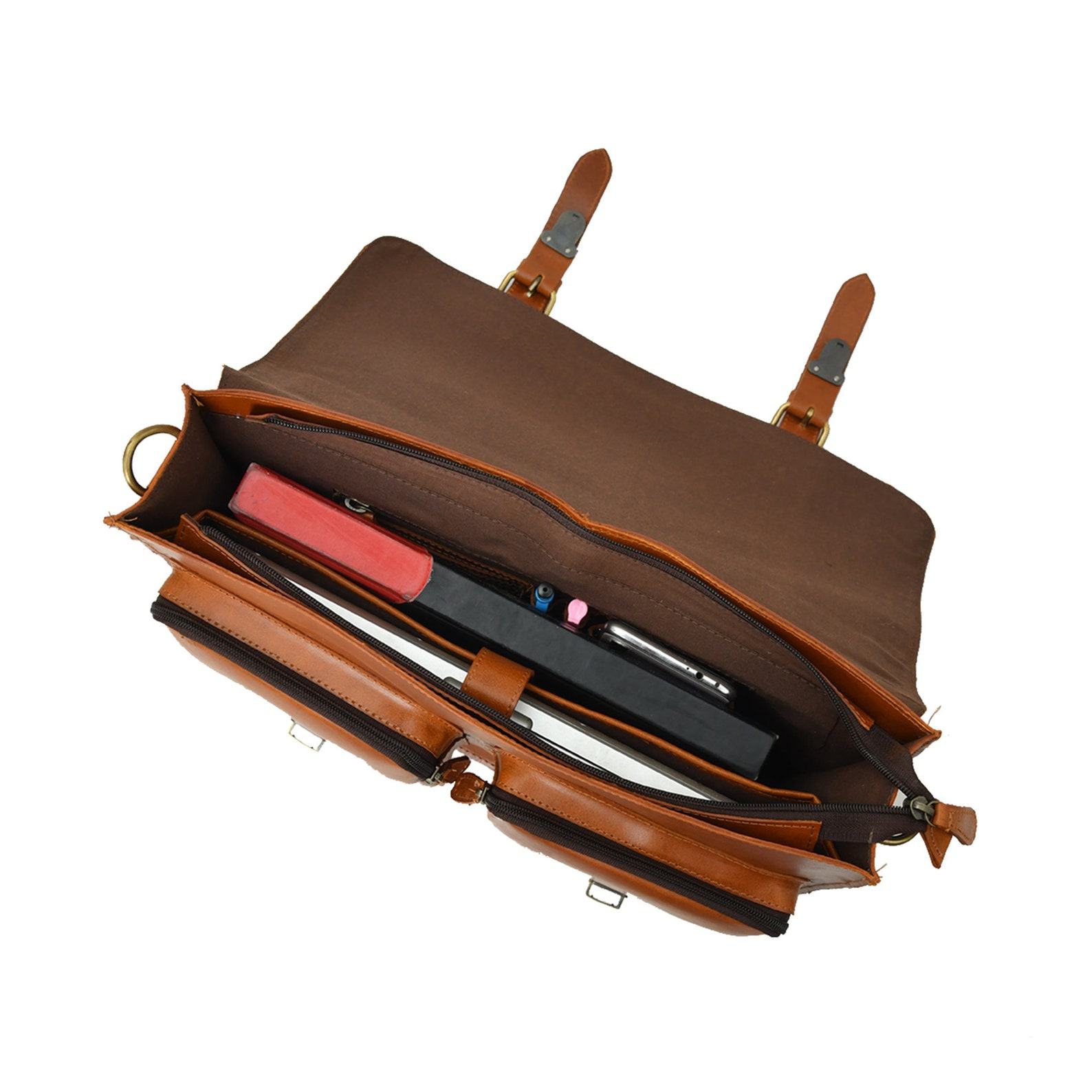 Personalized Leather Messenger Bag The Interesting  Item for the Modern Man