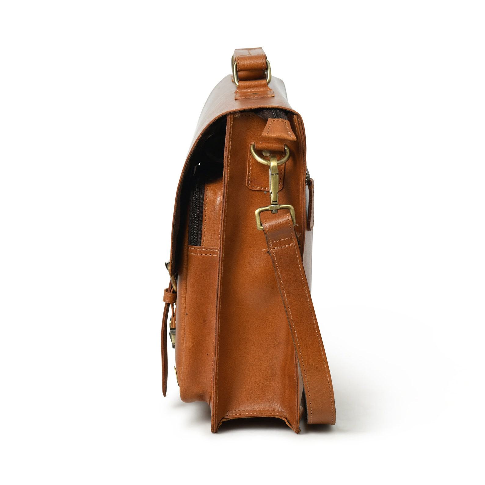 Personalized Leather Messenger Bag The Interesting  Item for the Modern Man