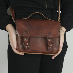Personalized Leather Satchel The Interesting  Christmas Item for Her