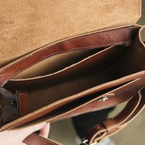 Personalized Leather Satchel The Interesting  Christmas Item for Her