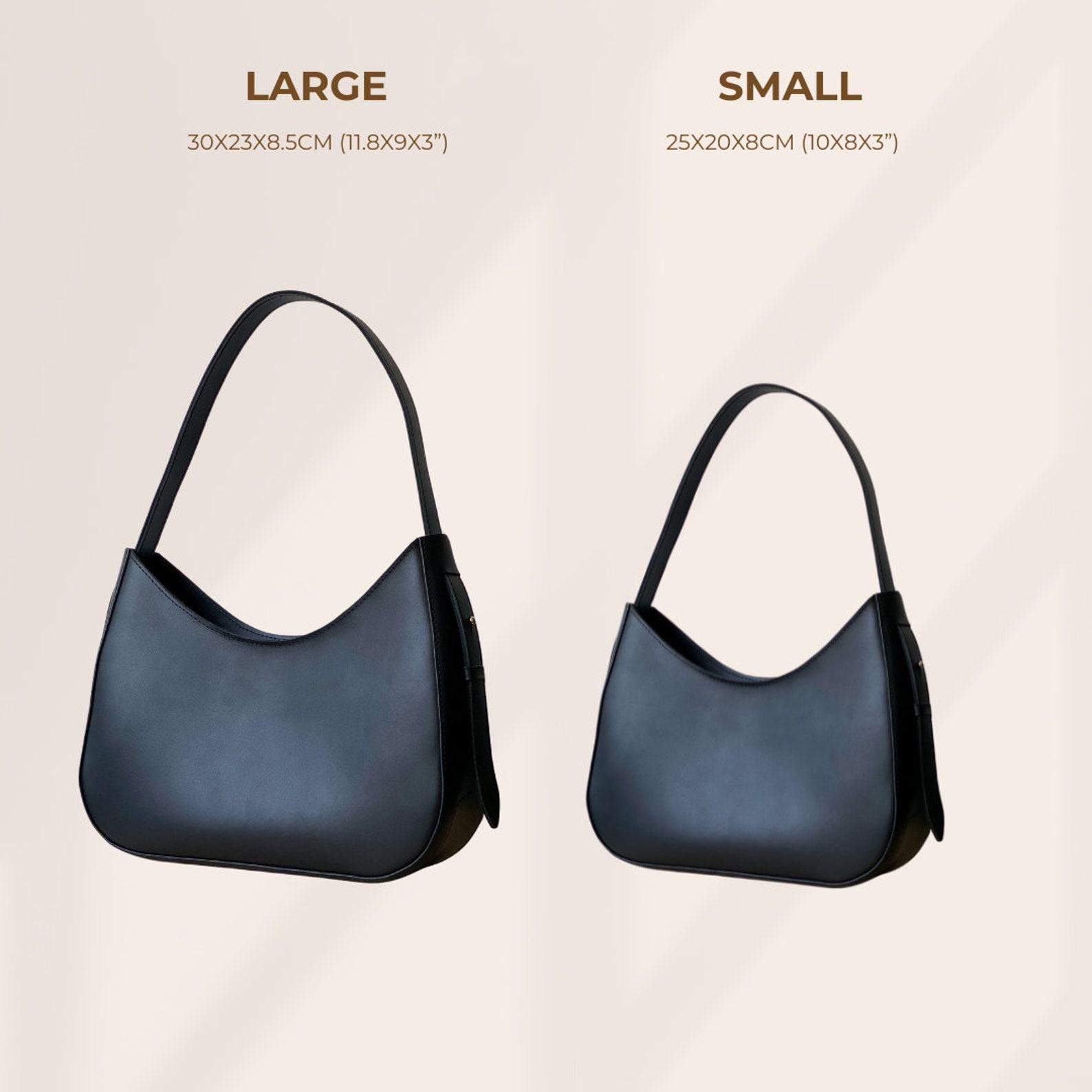 Personalized Leather Shoulder Bag The Perfect Everyday Companion for Her