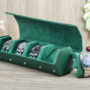 Personalized Leather Watch Roll Case The Ultimate Watch Storage and Travel Companion