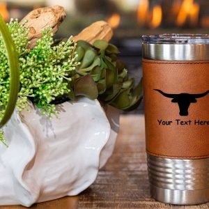 Personalized Leatherette Tumbler The Interesting  Item for Any Occasion