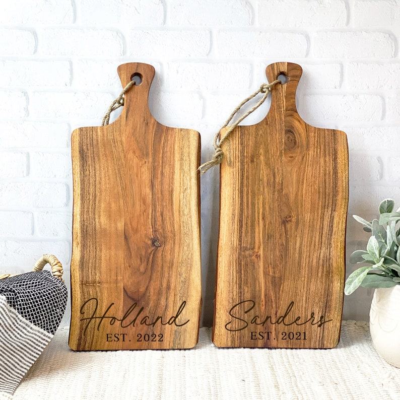 Personalized Live Edge Cutting Board The Interesting  Item for Any Occasion