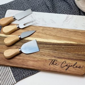 Personalized Marble Wood Cutting Board The Interesting  Item for Any Occasion