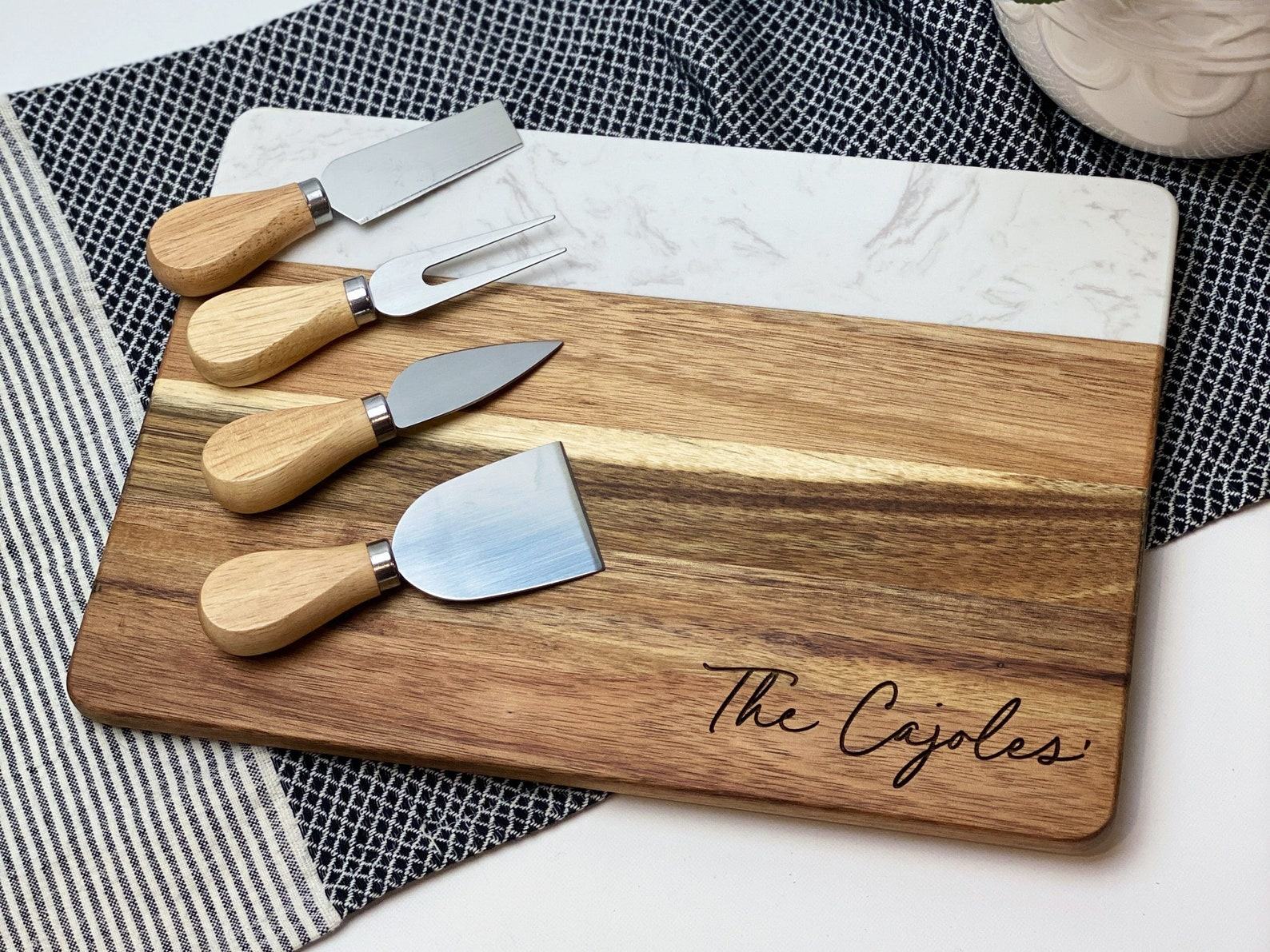 Personalized Marble Wood Cutting Board The Interesting Item for Any Occasion - Image 4