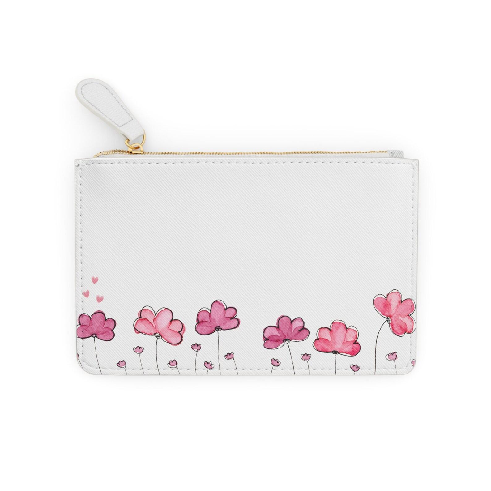 Personalized Mini Clutch Pink Floral Haven for Her | Unique Items for Mom, Stepmom, and Adopted Mom