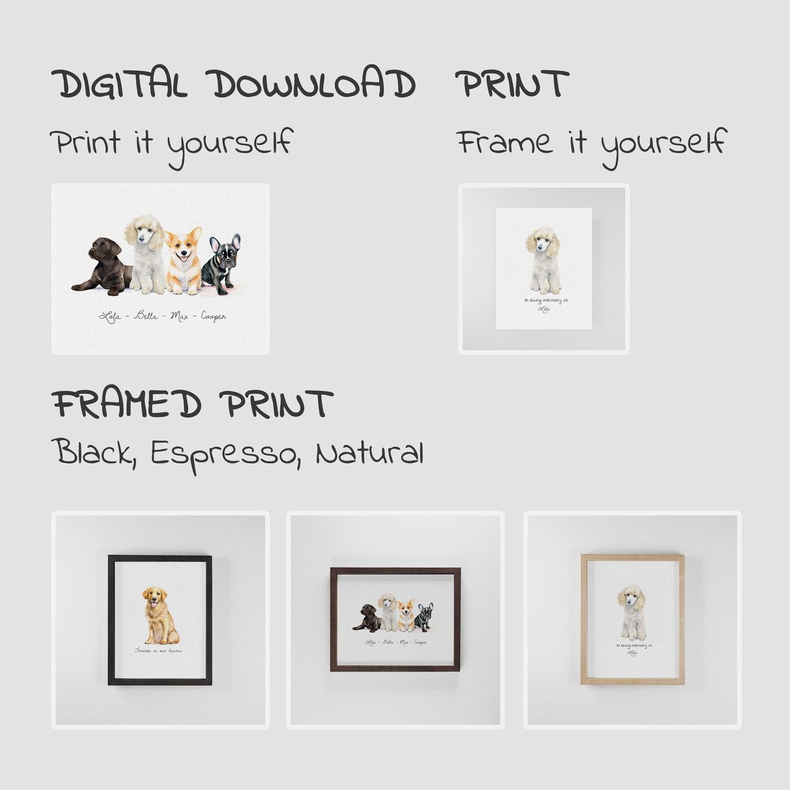 Personalized Miniature Watercolor Pet Portrait Capture Your Furry Friend’s Charm