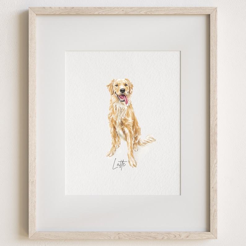 Personalized Miniature Watercolor Pet Portraits Capture Your Furry Friend’s Charm