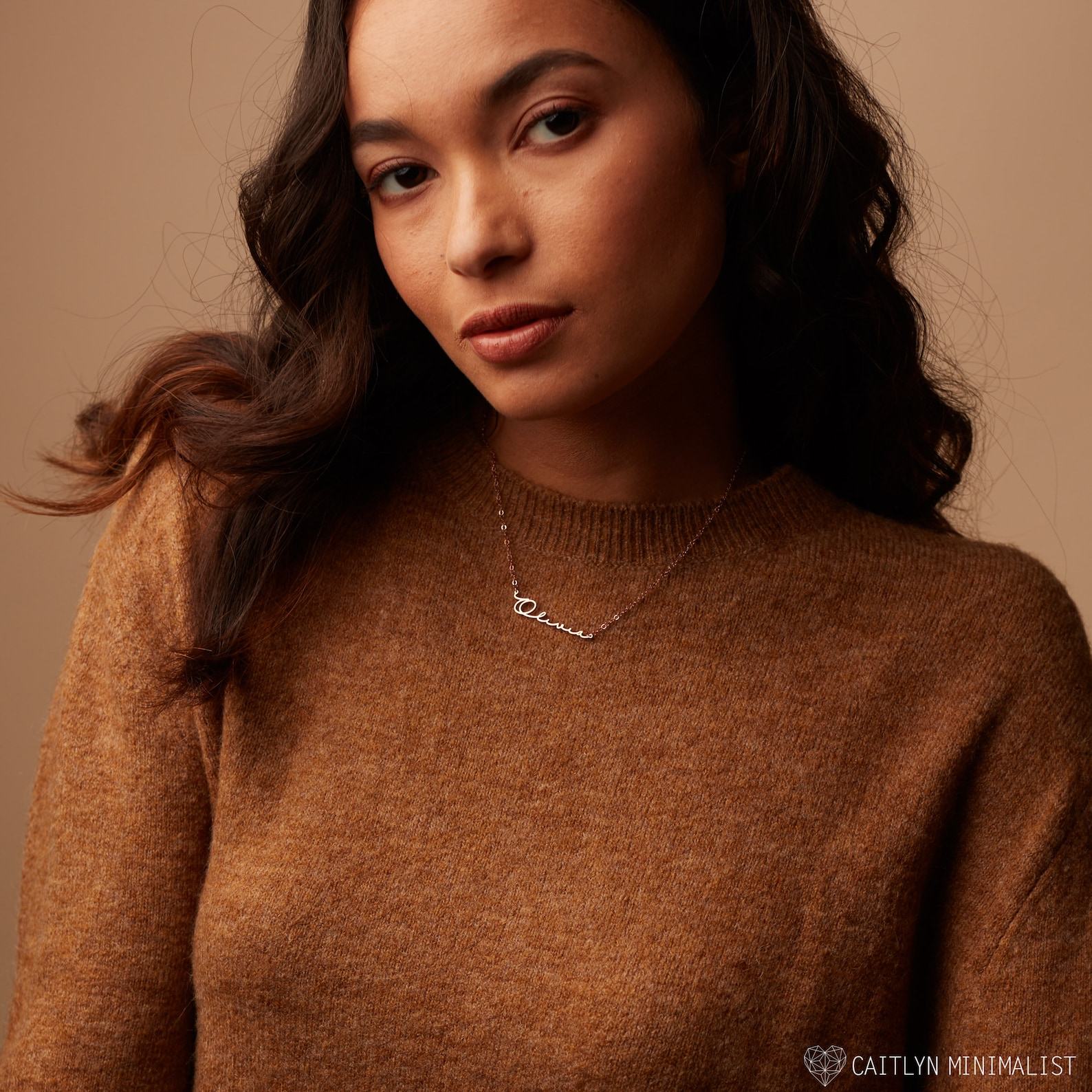 Personalized Minimalist Name Necklace The Interesting  Item for Her