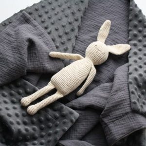 Personalized Minky Blanket Embroidered Swaddle for Sweet Dreams and Cozy Comfort