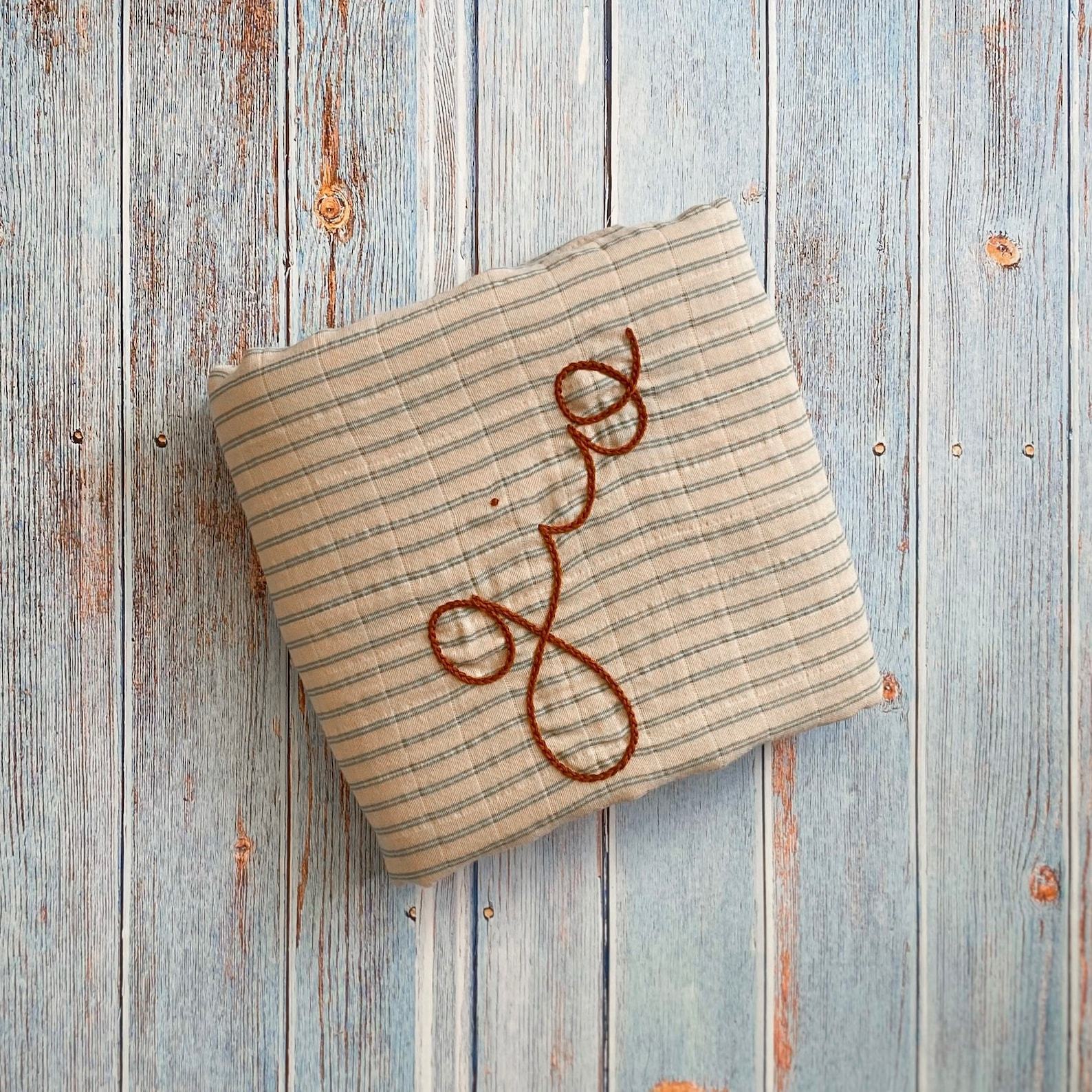 Personalized Monogrammed Baby Swaddle Soft and Snuggly Muslin Blanket for Your Little One