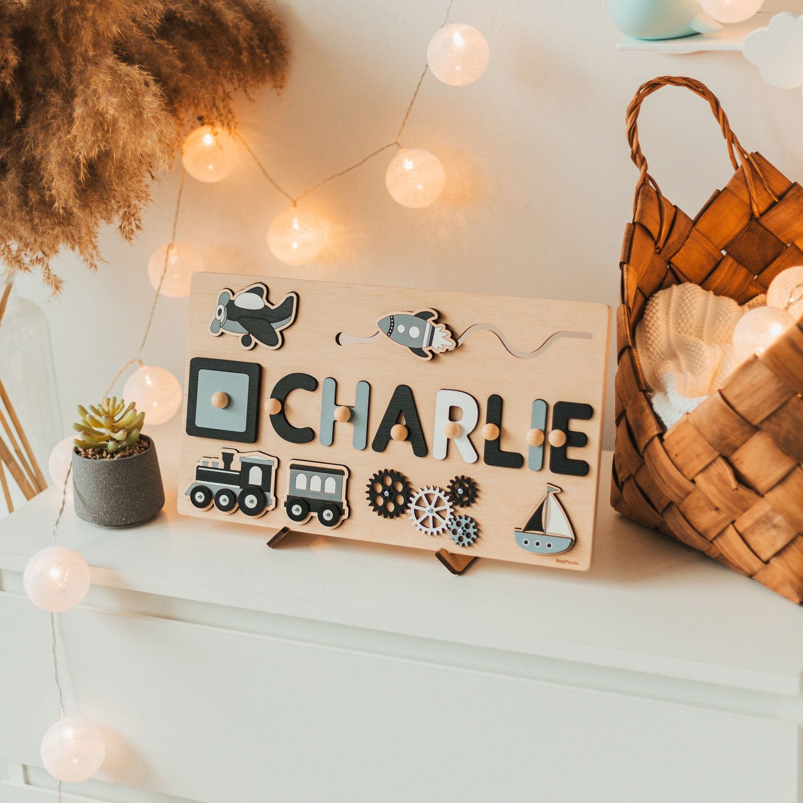 Personalized Montessori Busy Board A Sensory Adventure for Curious Toddlers