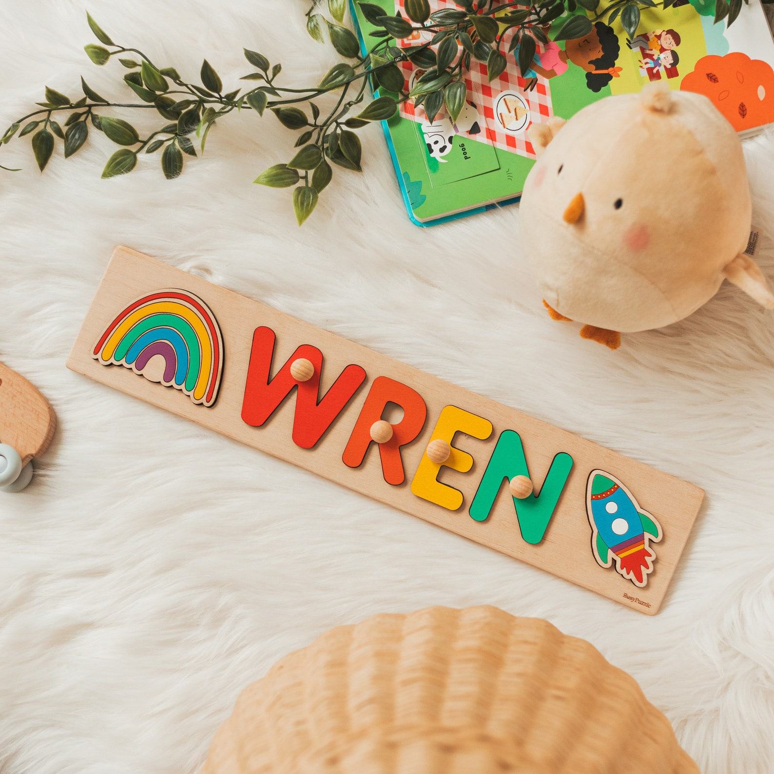 Personalized Montessori Name Puzzle A Journey of Learning and Discovery