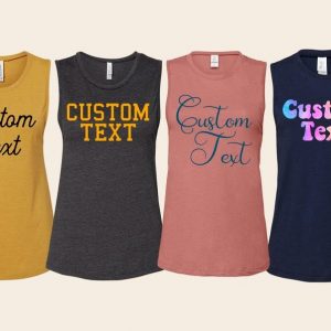 Personalized Muscle Tank Elevate Your Workouts with Custom Style