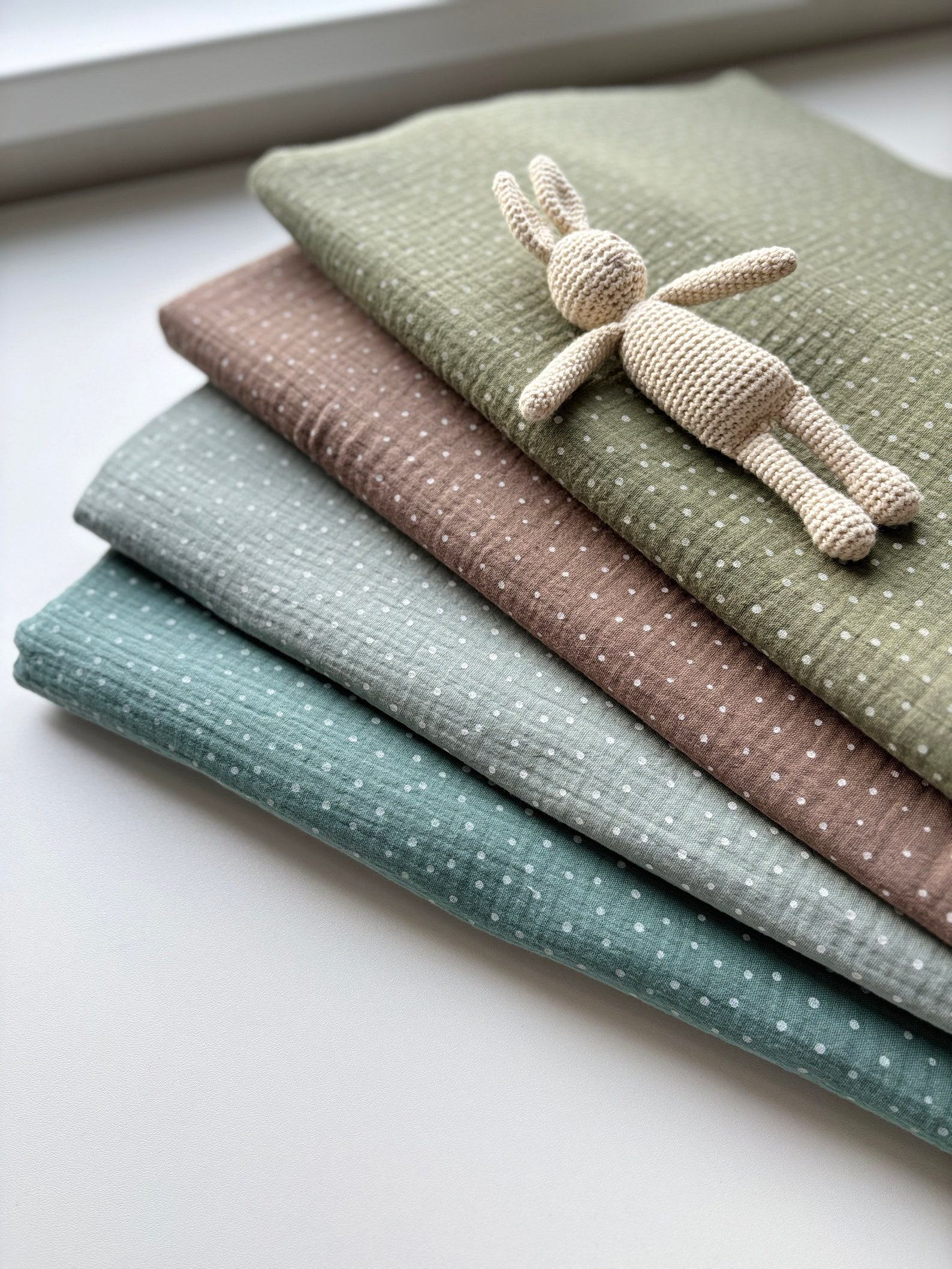 Personalized Muslin Blanket Embroidered Name, Soft and Cozy for Baby - Image 5