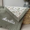 Personalized Muslin Swaddle Blanket A Cherished Keepsake for Mom and Baby