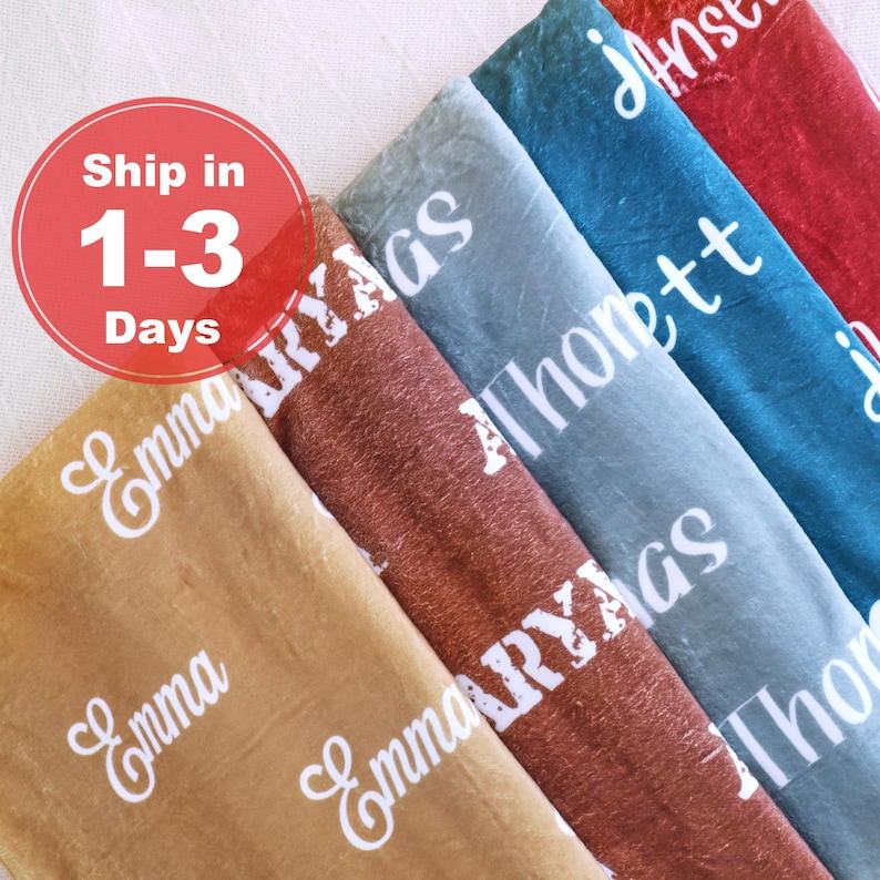 Personalized Name Blanket Embroidered Keepsake for Your Precious Little One