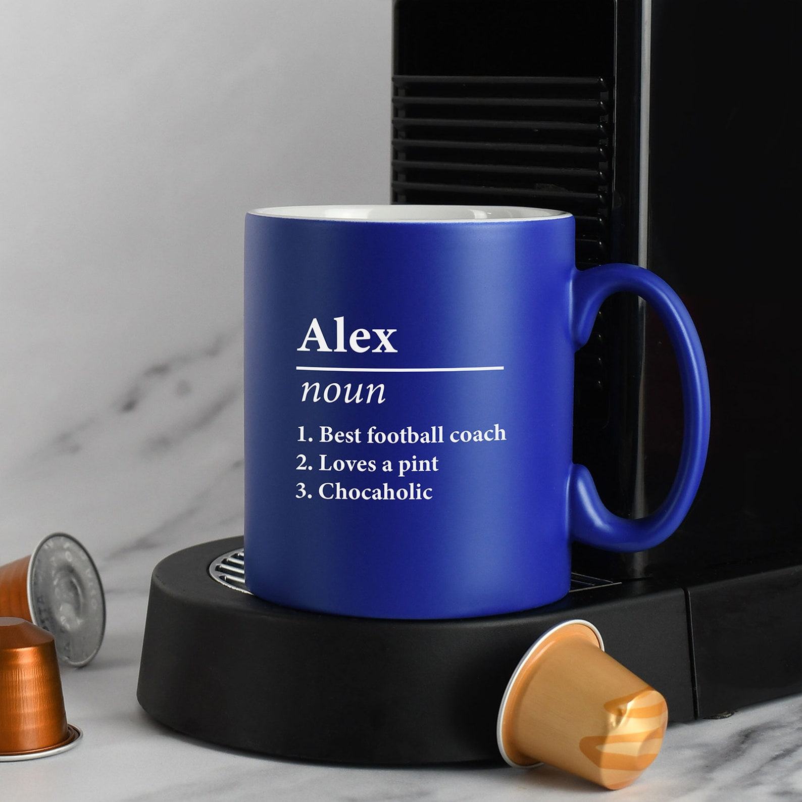 Personalized Name Definition Satin Mug Unique Laser Engraved Items for Special Occasions