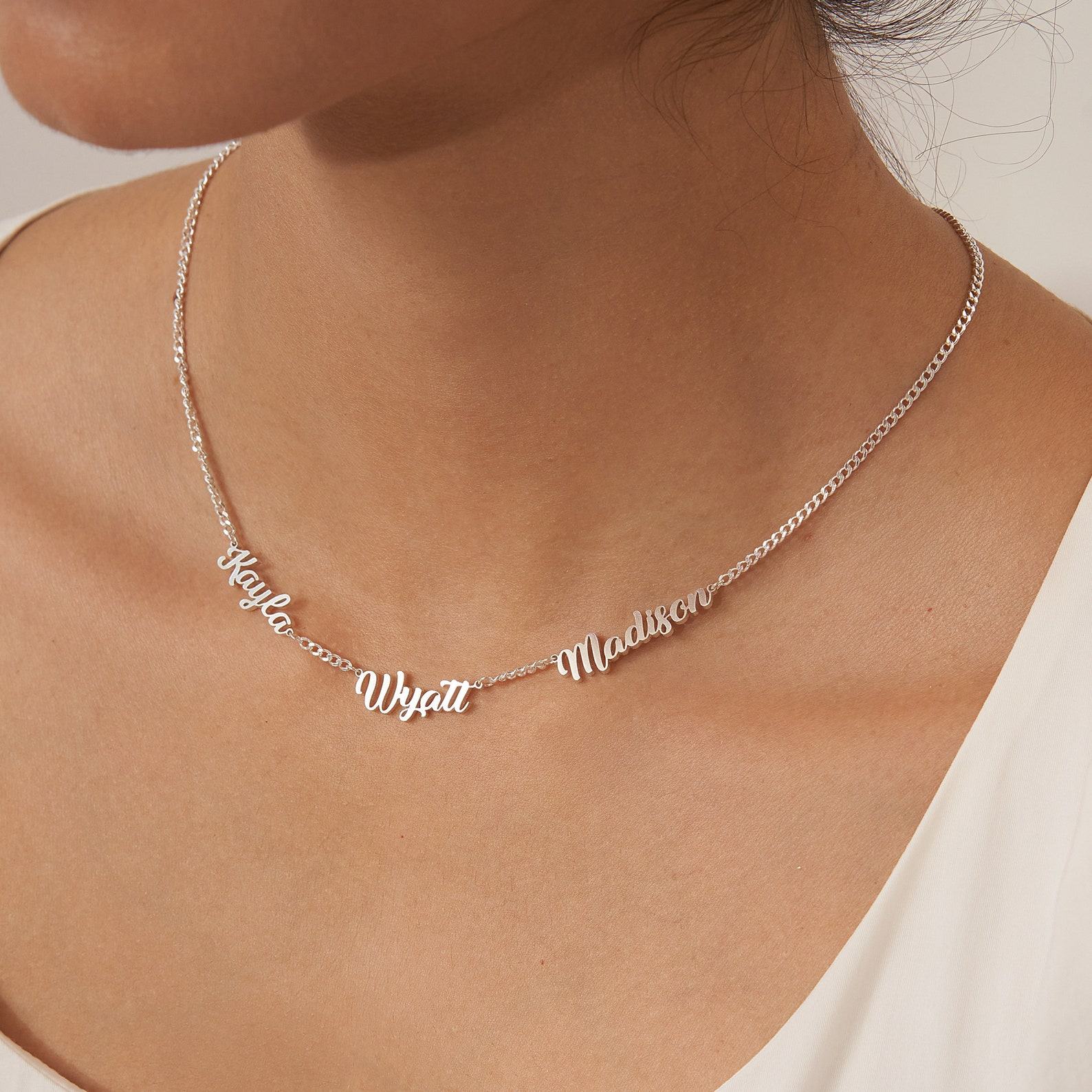 Personalized Name Necklace with Curb Chain A Timeless Treasure for Loved Ones