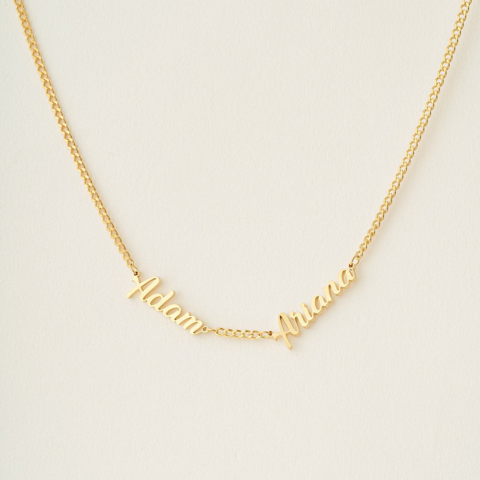 Personalized Name Necklace with Curb Chain A Timeless Treasure for Loved Ones