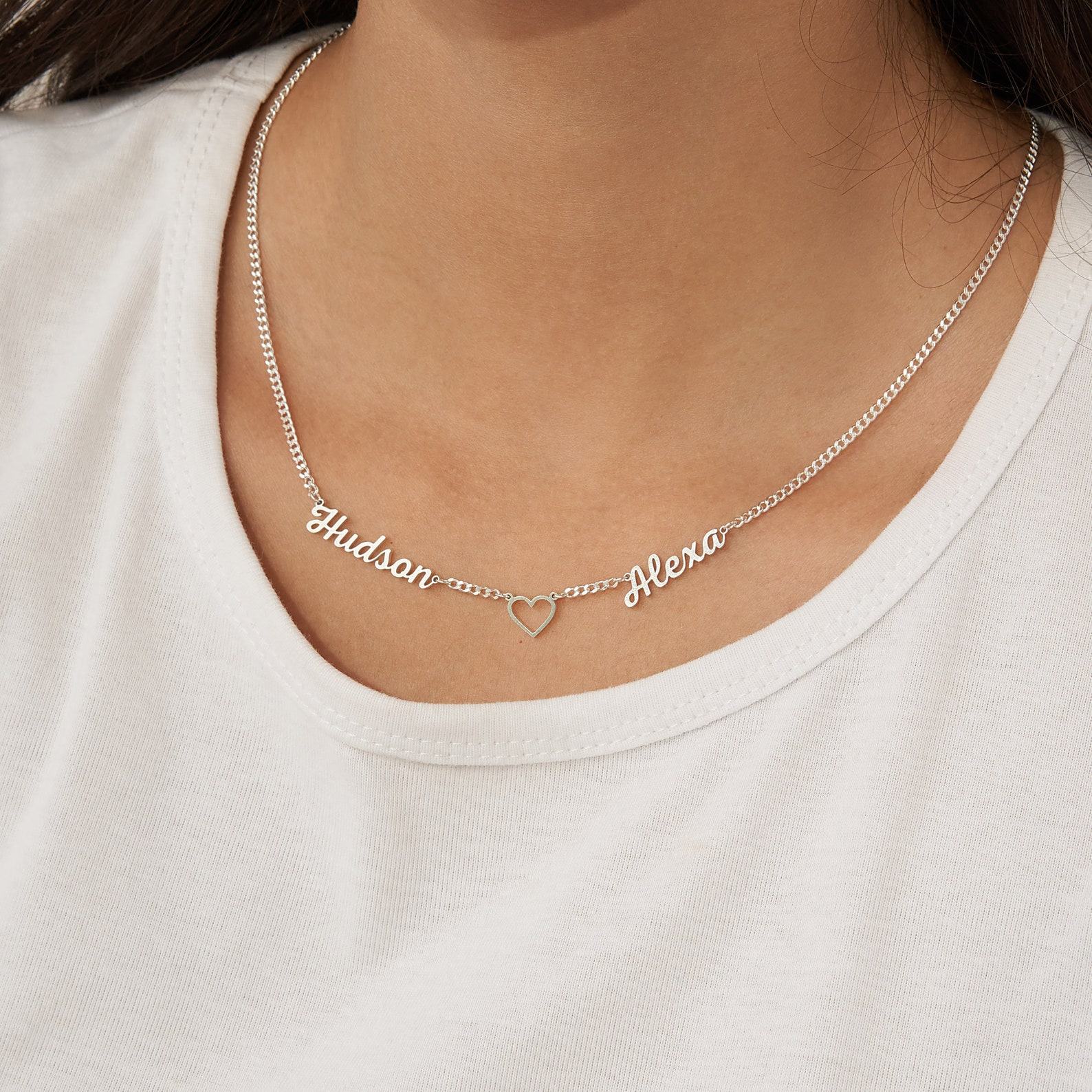 Personalized Name Necklace with Curb Chain A Timeless Treasure for Loved Ones