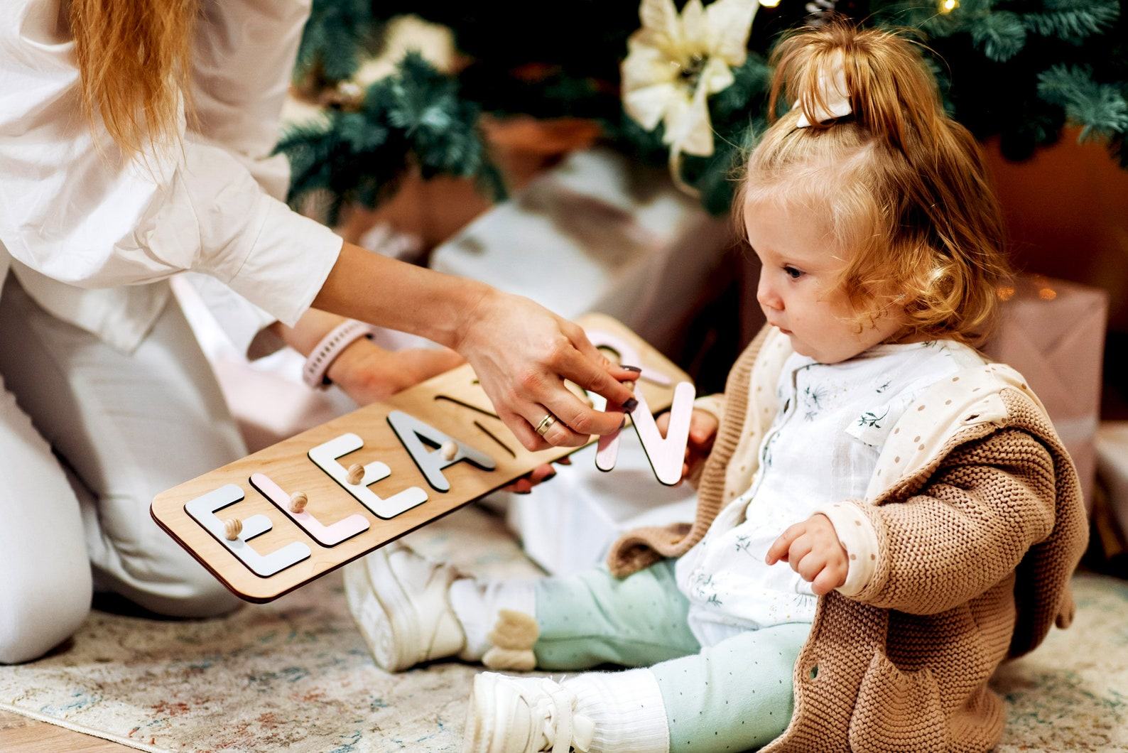Personalized Name Puzzle A Cherished Keepsake for Your Little One’s Milestones - Image 3